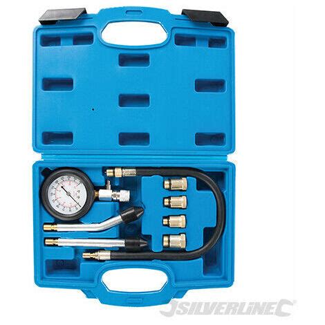 silverline petrol engine compression testing kit|Silverline 953656 Petrol Engine Compression Test Kit 8Pce, 0.